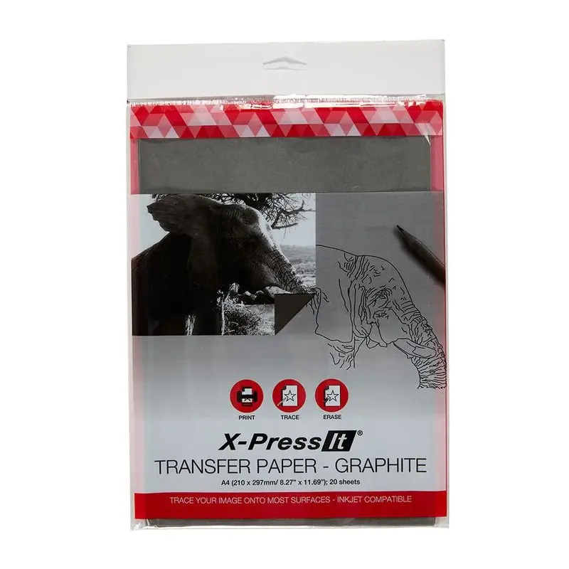 Transfer Paper, A4 - Graphite (20 Sheets)