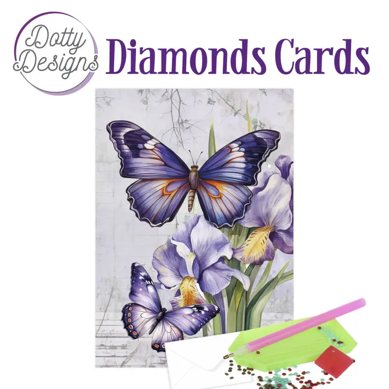 Dotty Designs Diamond Card Kit, Flutter Flair 2