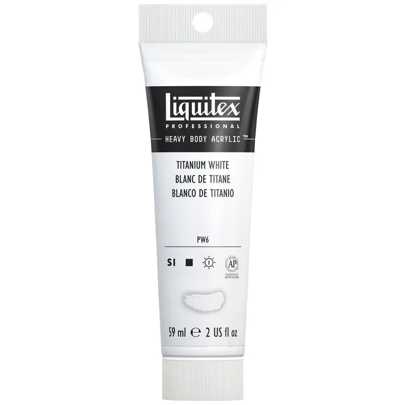 Heavy Body Acrylic 59ml Tube, Titanium White