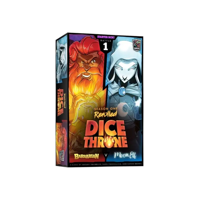 DICE THRONE S1R BOX 1 BARBARIAN VS MOON ELF