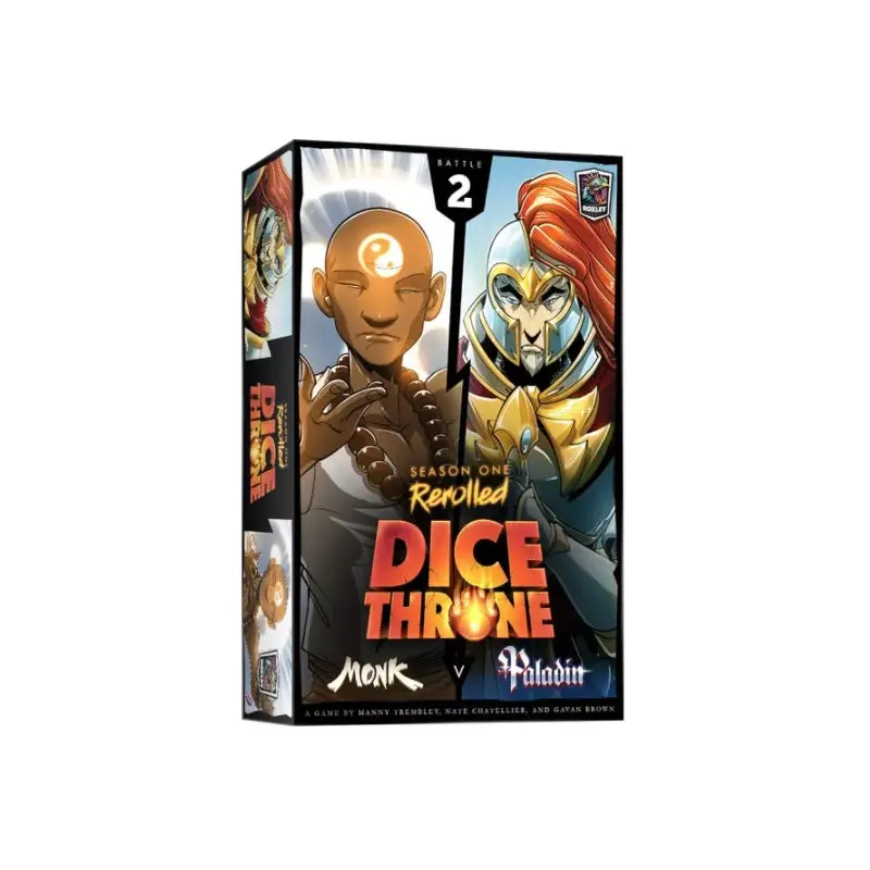 DICE THRONE S1R BOX 2 MONK VS PALADIN