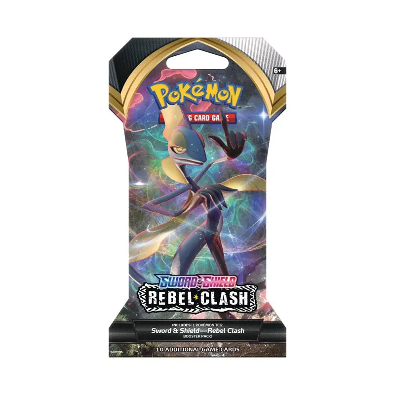 SLEEVED POKEMON SWSH2 REBEL CLASH BOOSTER