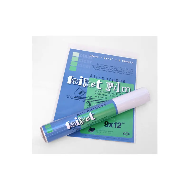 All-Purpose Low Tack Matte Frisket Film Pack, 9" x 12" (12pc)