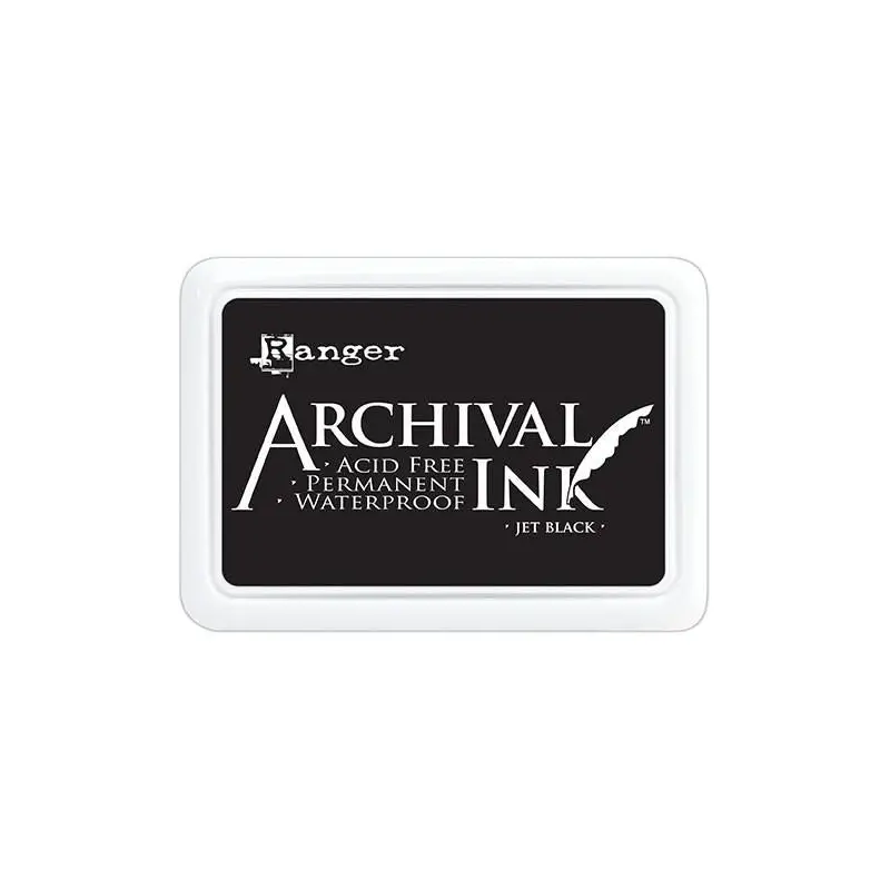 Archival Ink Pad, Jumbo - Jet Black