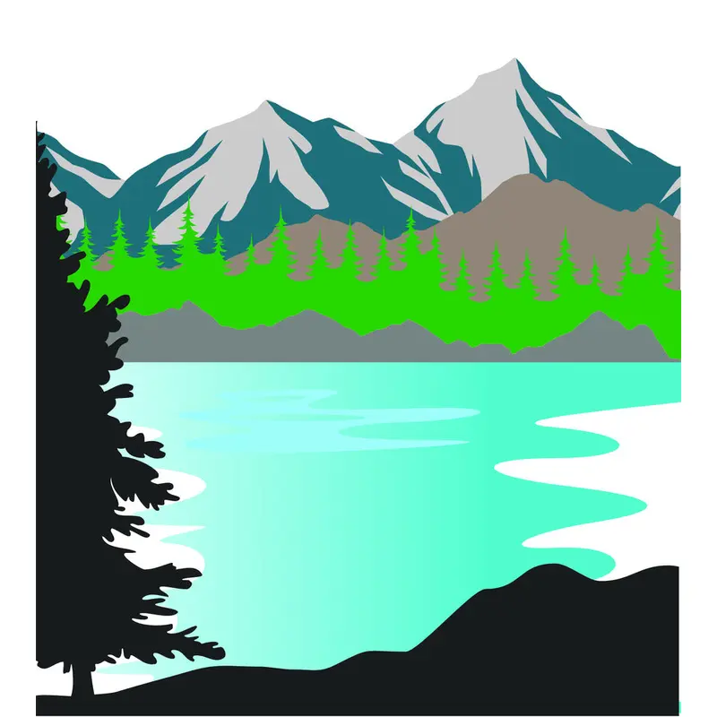 Die, Layering Alpine Lake Scene