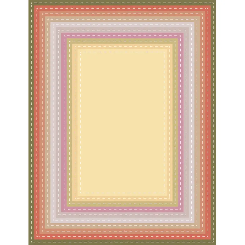 Die, Nesting Stitched Rectangles