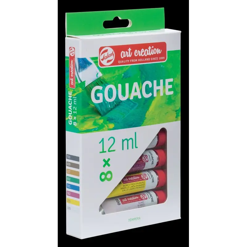 Talens Art Creation Gouache Set, Talens Art Creation Gouache Set 8x12ml