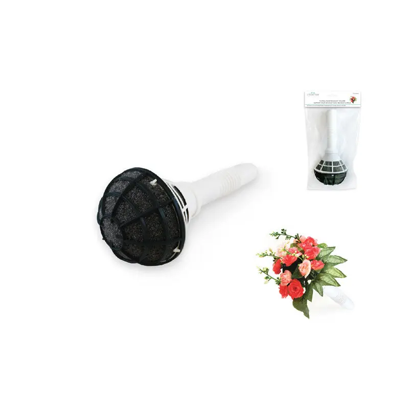 A Brides Wish: Floral Foam Bouquet Holder- Dry 7.5" Straight