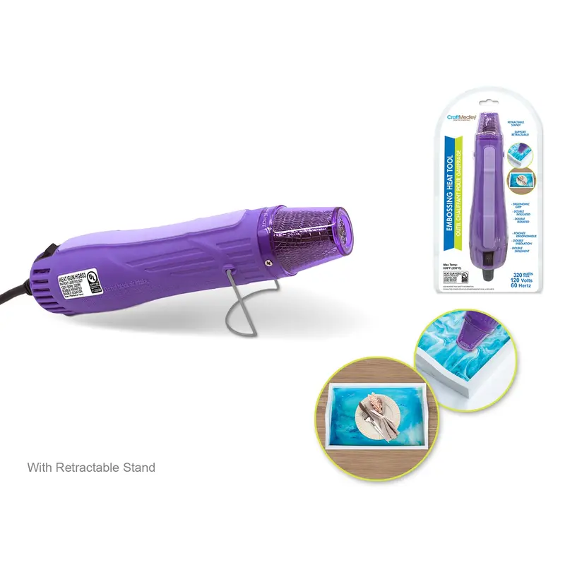Embossing Heat Tool: Ergonomic Grip 120v, 60hz, 320w