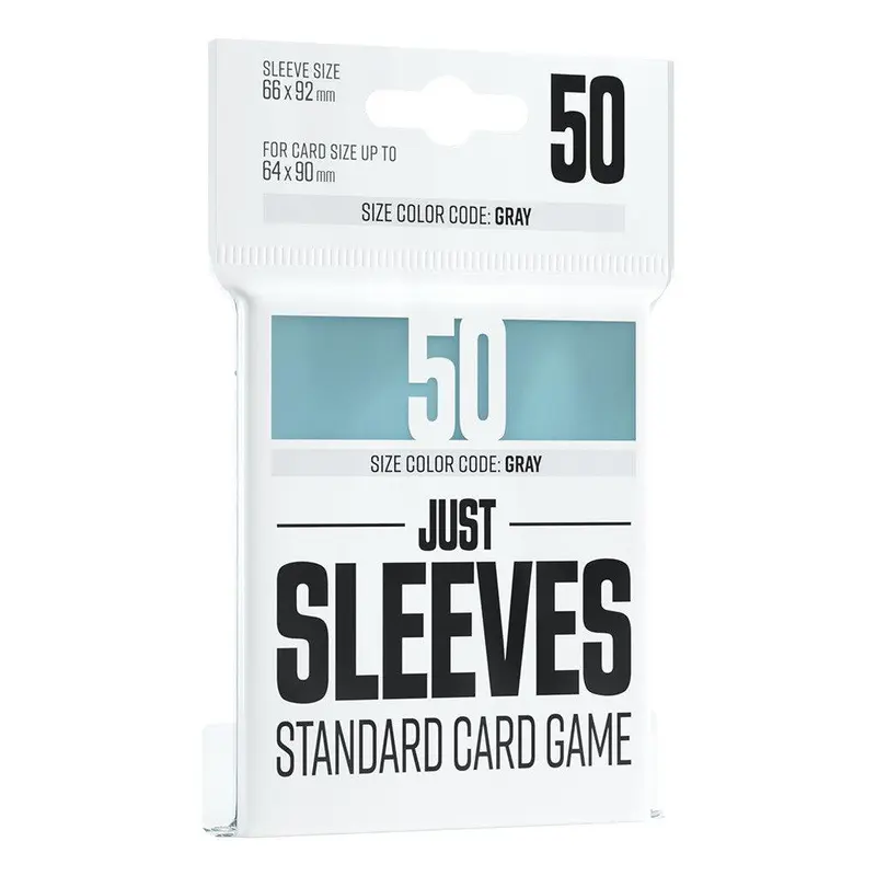 Gamegenic Just Sleeves Standard Card Game Clear