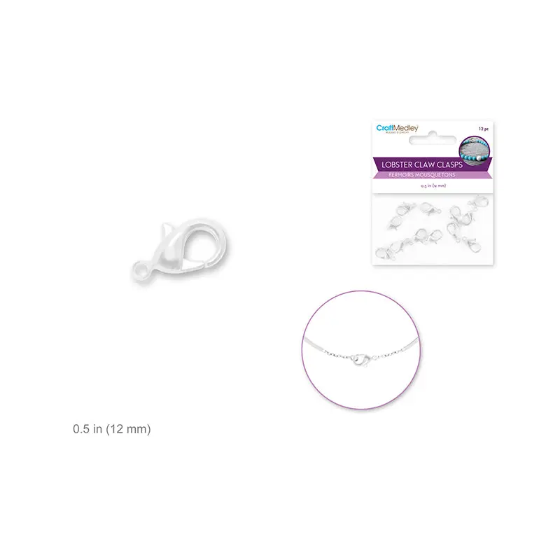 Jewelry Findings:  Lobster Claw w/ Clasp