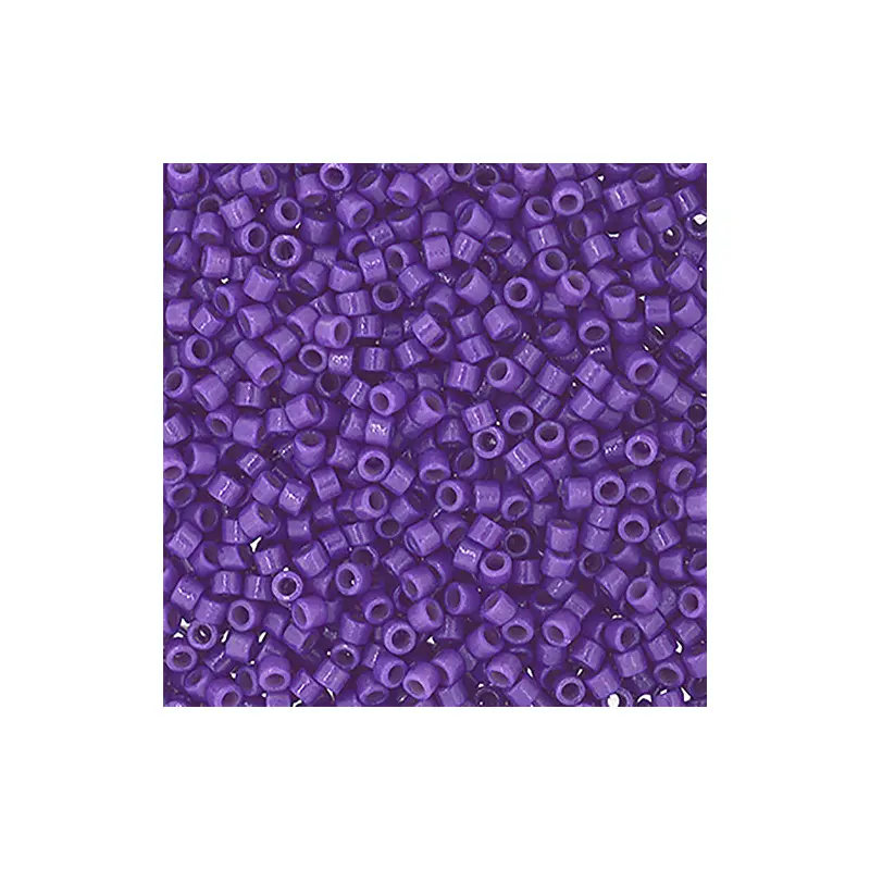 Miyuki Delica 11/0 5.2g Vial Duracoat Opaque Dyed Dark Mauve