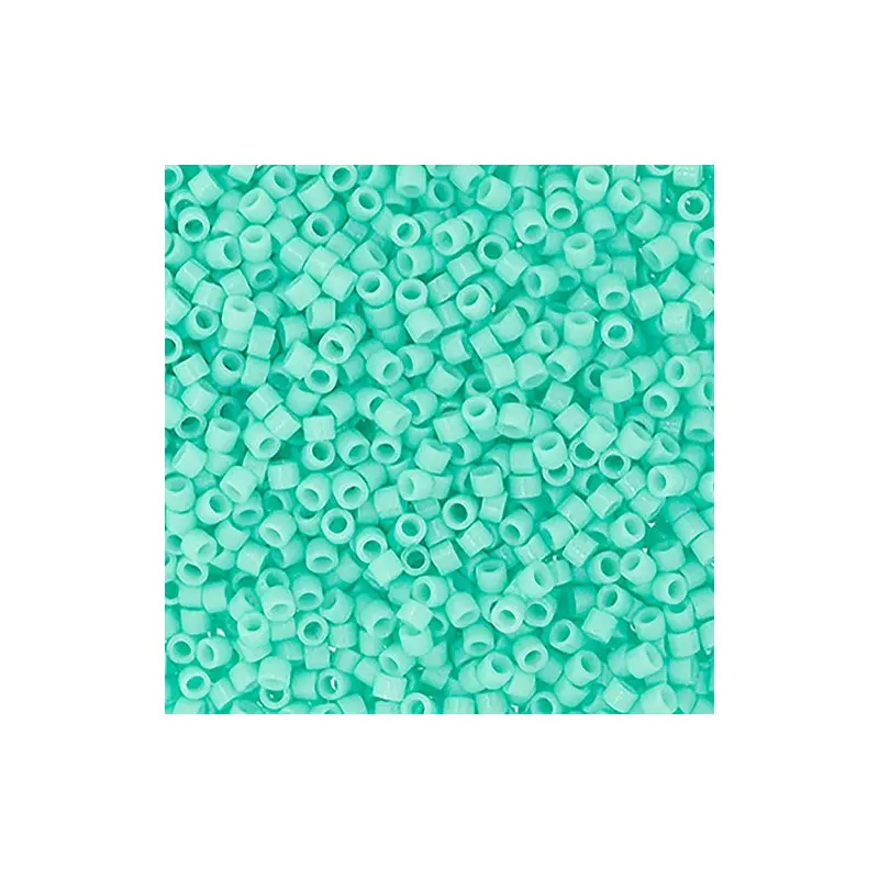 Miyuki Delica 11/0 5.2g Vial Duracoat Opaque Dyed Robin Egg Blue