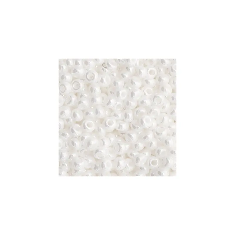 Czech Seed Bead 11/0 Opaque White Luster