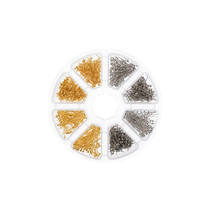 Findings - Assortment Round 8 Slots Ball Head Pins 700pcs