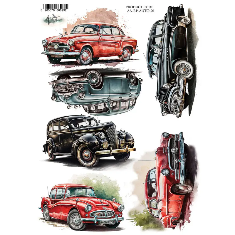 A4 Rice Paper, Simple Beautiful - Cars