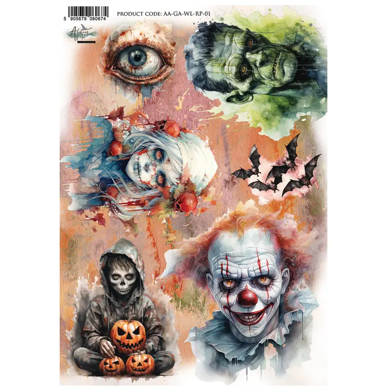 A4 Rice Paper, Trick or Treat 01