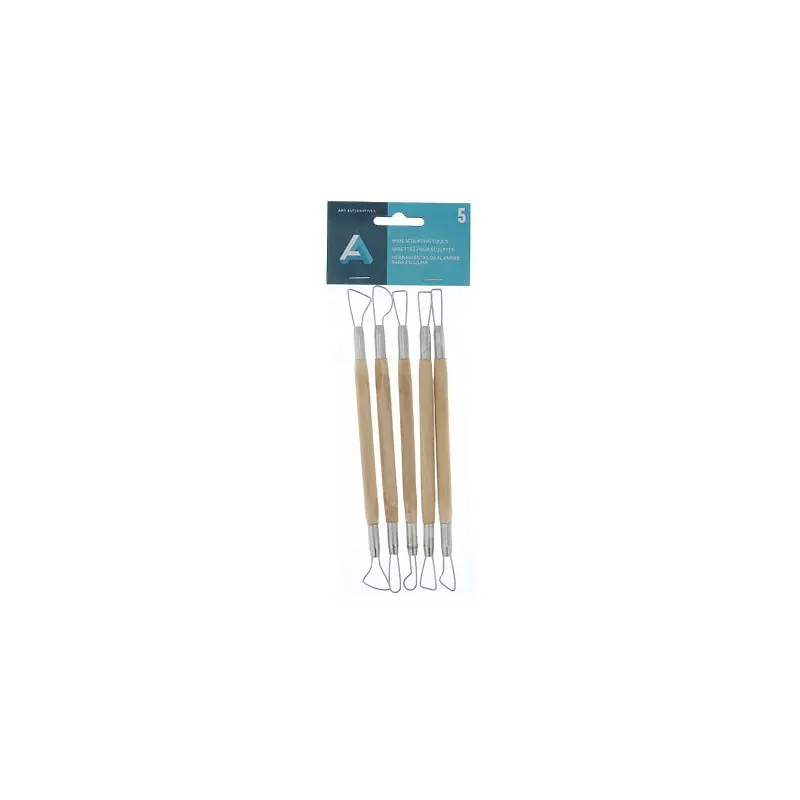 Double-Ended Wire Sculpting Tool Set, 6" (5pc)