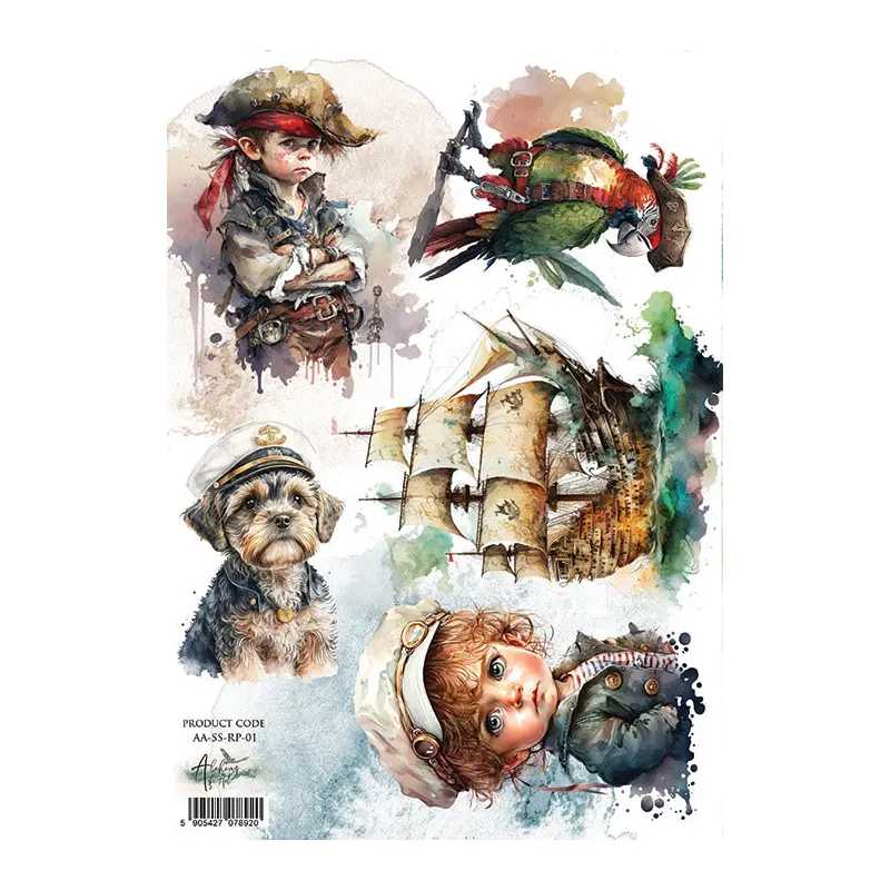 A4 Rice Paper, Sea Stories 01