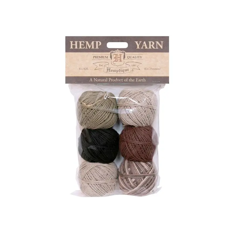Hemp Yarn Bon Bons - Nature - 6x25m
