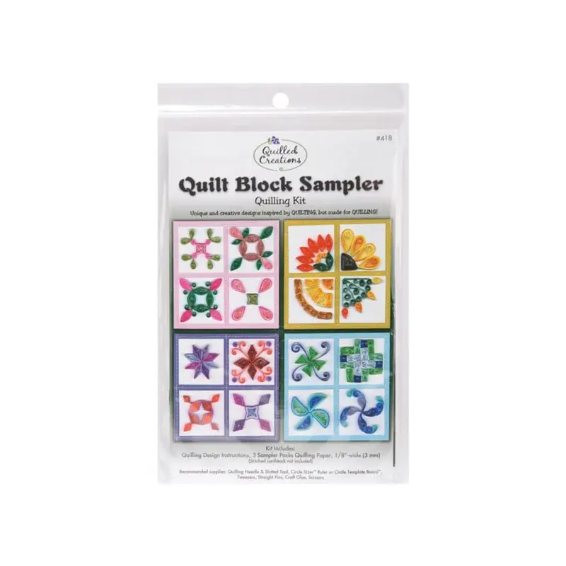 Quilling Kit - Quilt Block Sampler