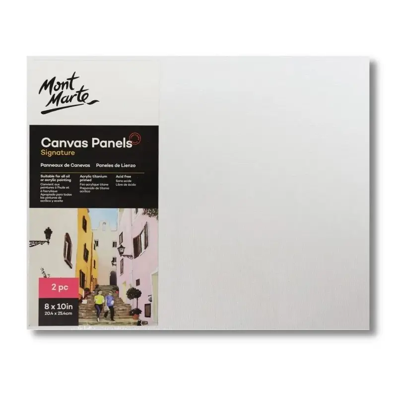 MONT MARTE Canvas Panels 8 x 10 2pcs