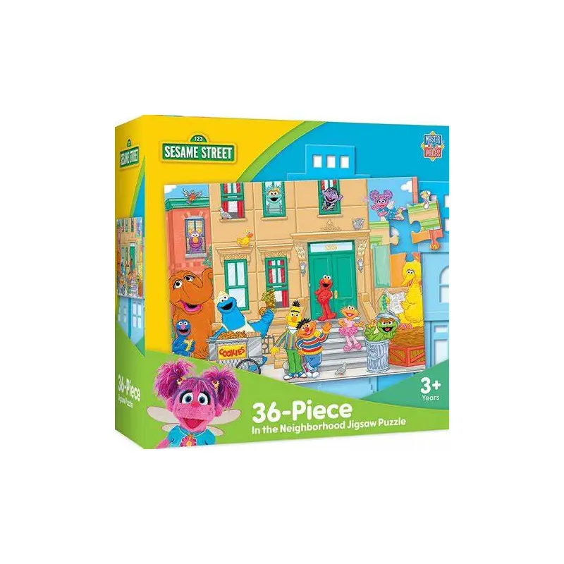 Sesame Street Puzzle for Kids - In the Neighborhood 36 Piece