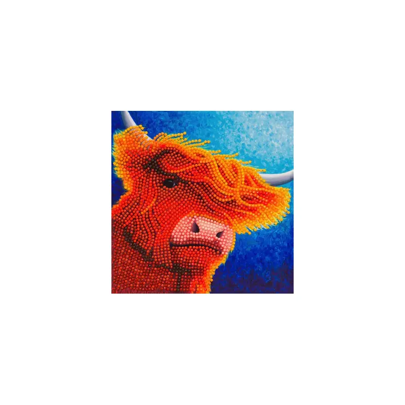 "Gentle Soul" Crystal Art Card by Rachel Froud 18x18cm