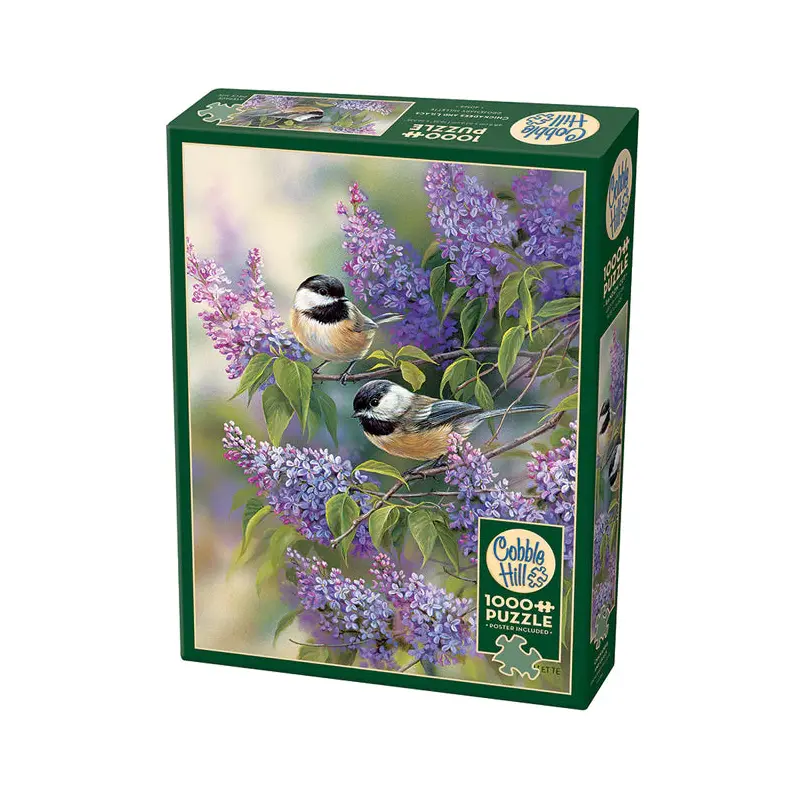 1000pc Puzzle Cobble Hill Chickadees and Lilacs
