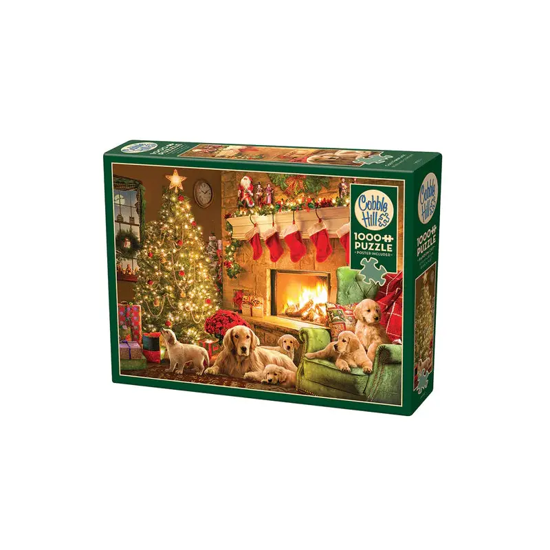 1000pc Puzzle Cobble Hill Cozy Fireplace