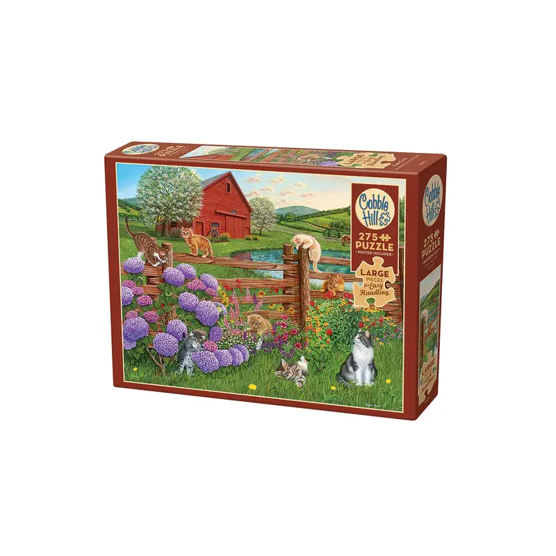 Cobble Hill Farm Cats 275 Pc Puzzle