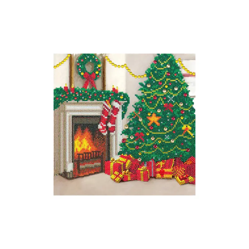 Cozy Christmas FRAMED CANVAS KIT 30x30cm
