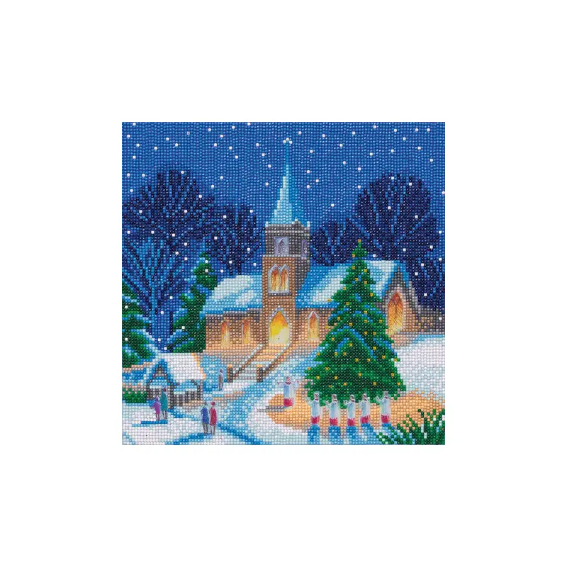 Craft Buddy Crystal Art Kit Christmas Carols 30 x 30 cm Pre-Framed 5D Art Kit