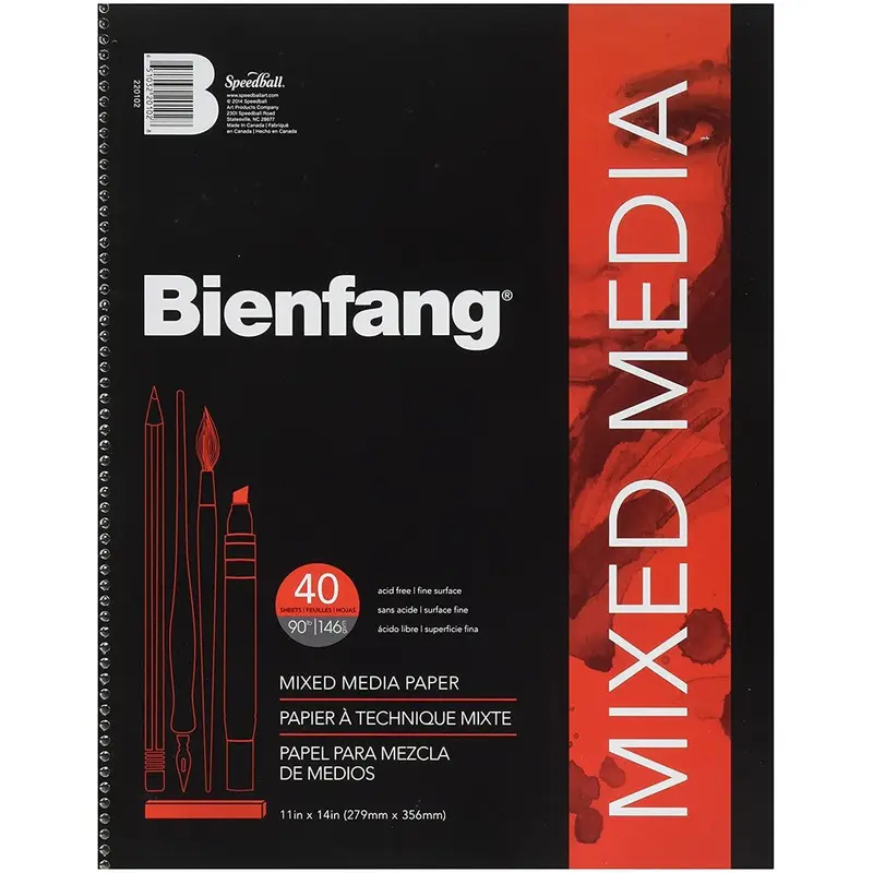 Bienfang Mixed Media Paper Pad, 11" x 14"