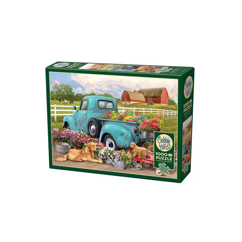 Flower Truck 1000pc puzzle Cobble Hill