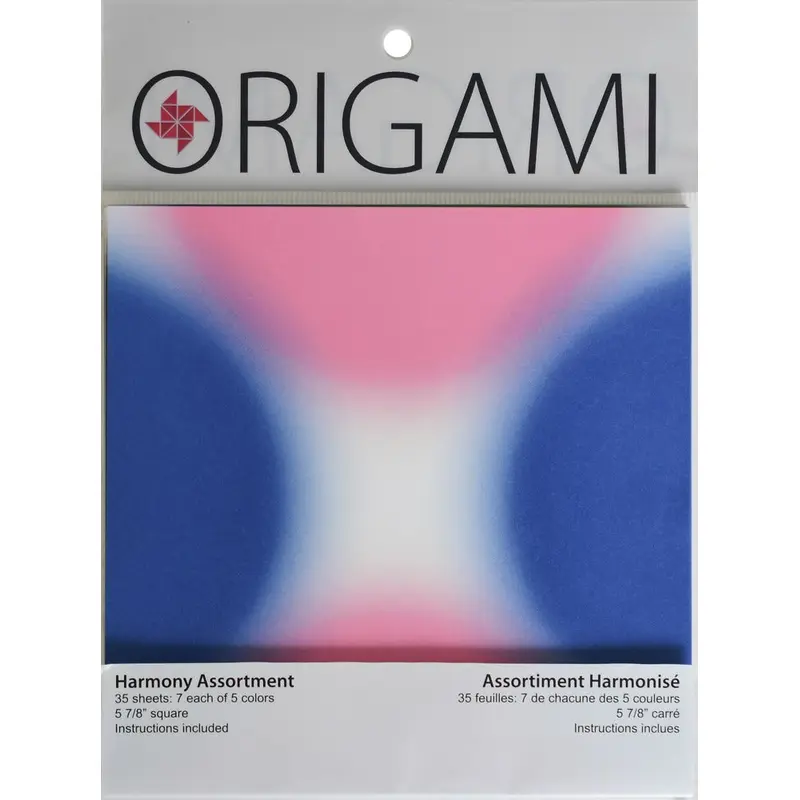 Origami Harmony Paper Pack, 5 7/8" (35 Sheets/5 Colors)