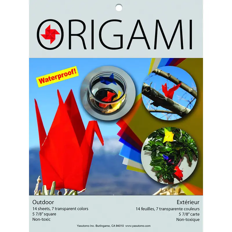 Origami Waterproof Outdoor Paper Pack, 5 7/8" (14 Sheets)