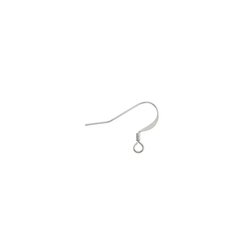 Fish Hook Earwire Slender Stainless Steel LF/NF