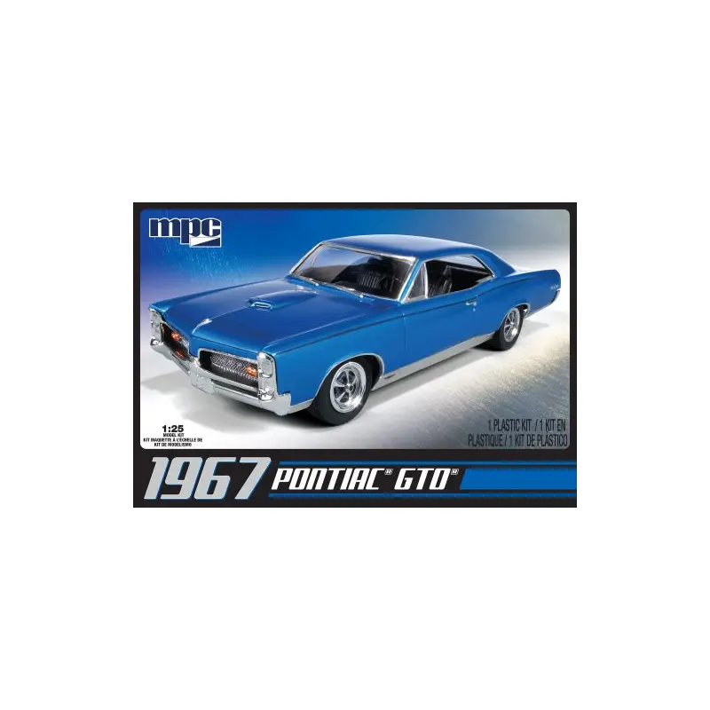 MPC 1967 PONTIAC GTO 1:25 SCALE MODEL KIT