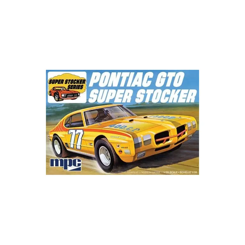 MPC 1970 PONTIAC GTO SUPER STOCKER 1:25 SCALE MODEL KIT