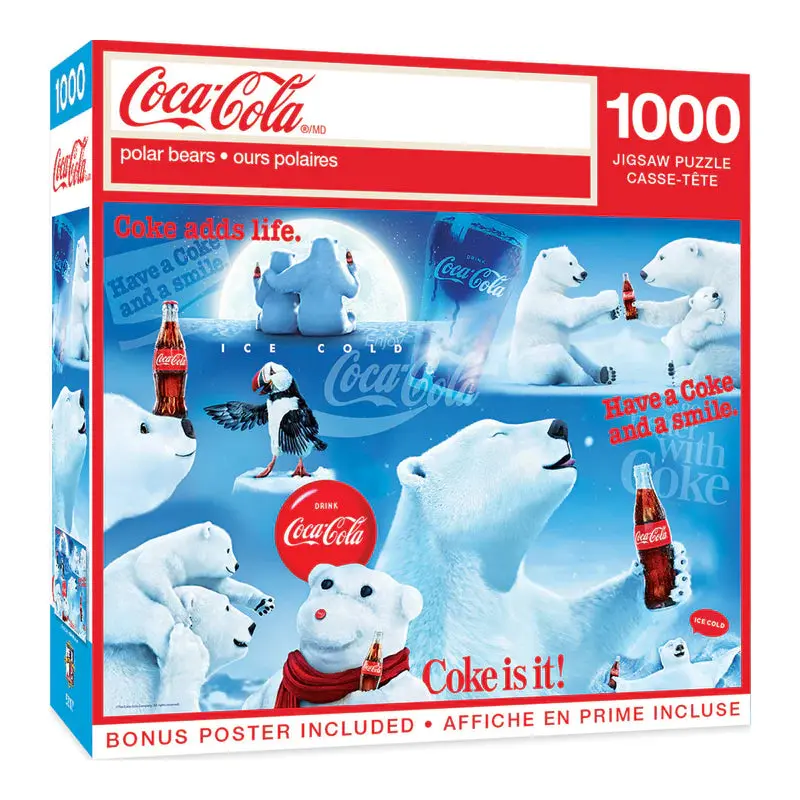 Coca-Cola Polar Bears 1000 Piece Puzzle