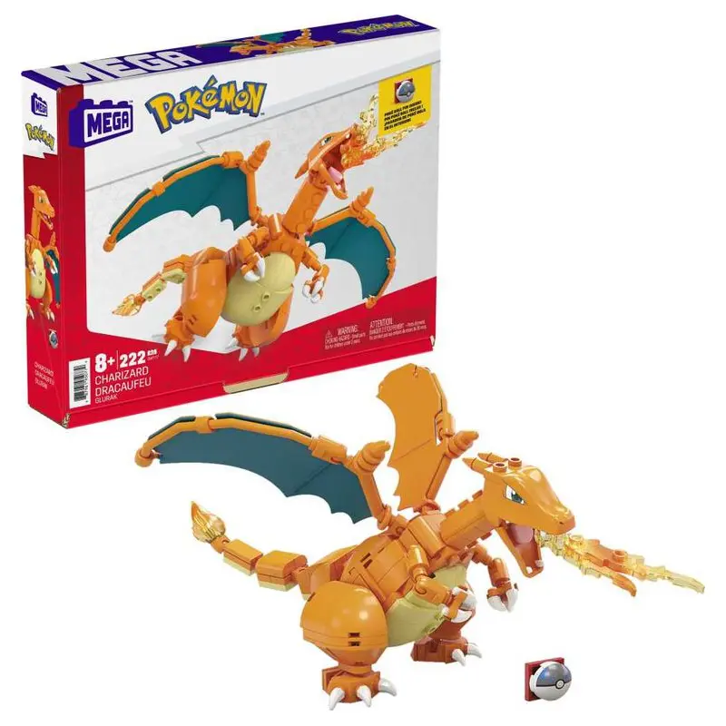 Mega Pokmon Charizard Building Set - 222pcs