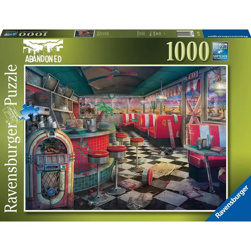 ABANDONED SERIES: DECAYING DINER 1000PC PUZZLE