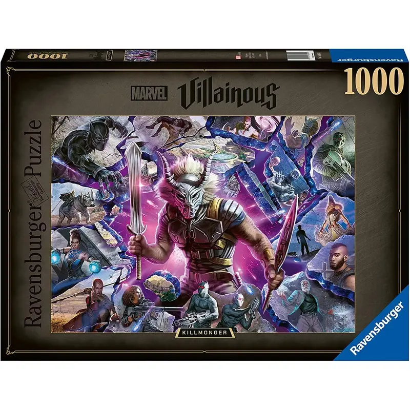 MARVEL VILLAINOUS: KILLMONGER 1000PC PUZZLE