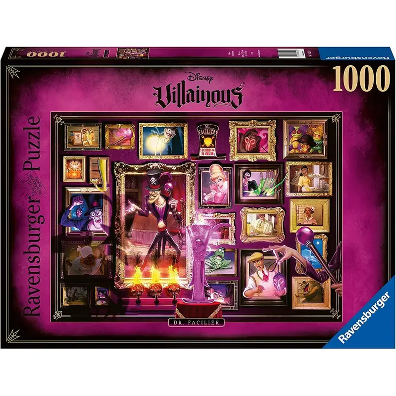 DISNEY VILLAINOUS: DR. FACILIER 1000PC PUZZLE