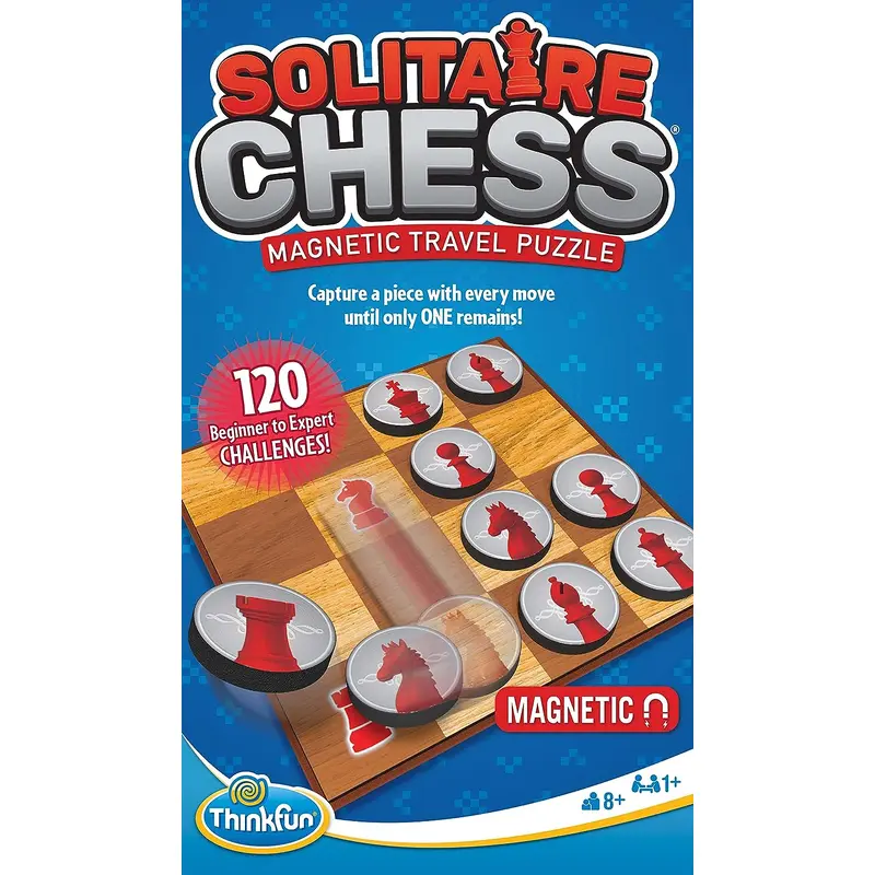 SOLITAIRE CHESS MAGNETIC TRAVEL PUZZLE