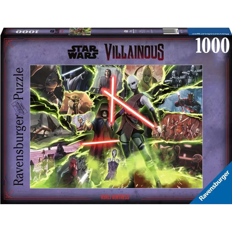 STAR WARS VILLAINOUS ASAJJ VENTRESS 1000PC PUZZLE