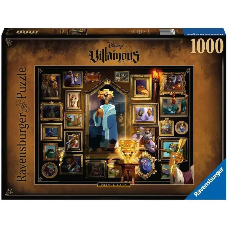 DISNEY VILLAINOUS: PRINCE JOHN 1000PC PUZZLE