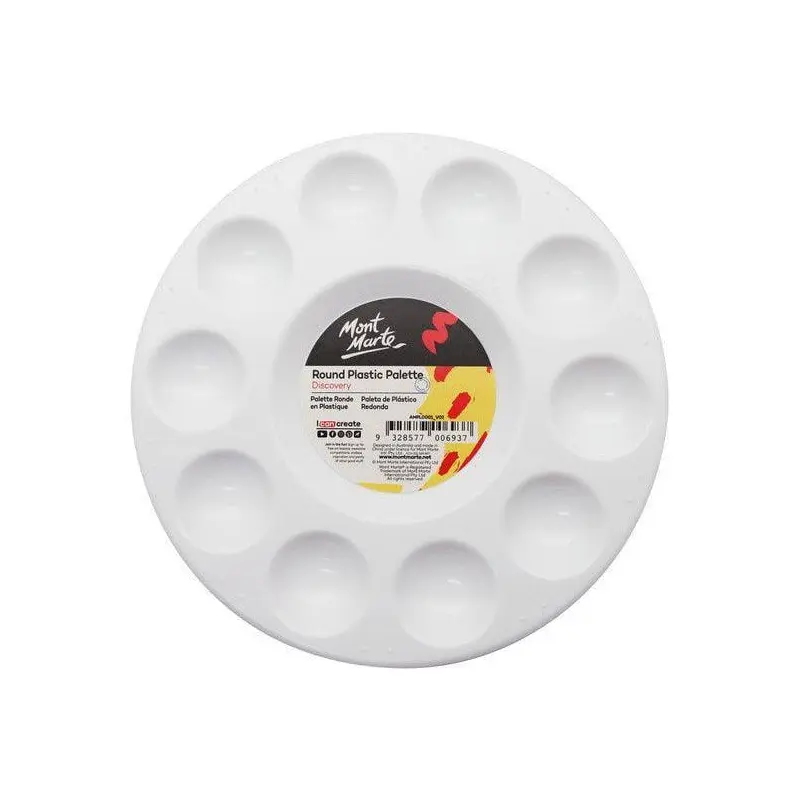 Round Plastic Palette Discovery 17cm
