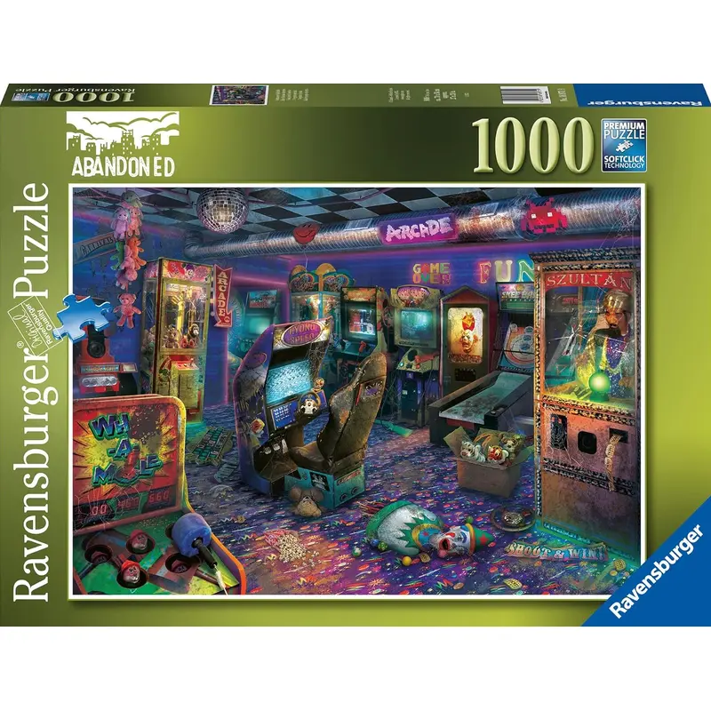 ABANDONED SERIES: FORGOTTEN ARCADE 1000PC PUZZLE